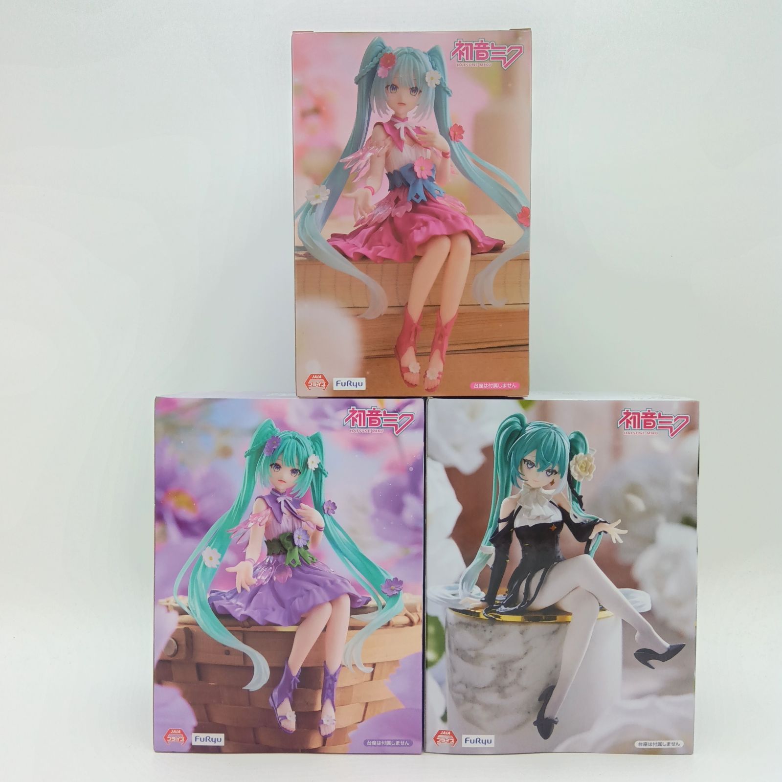 未開封】初音ミク フィギュア 3体セット まとめ売り ぬーどる