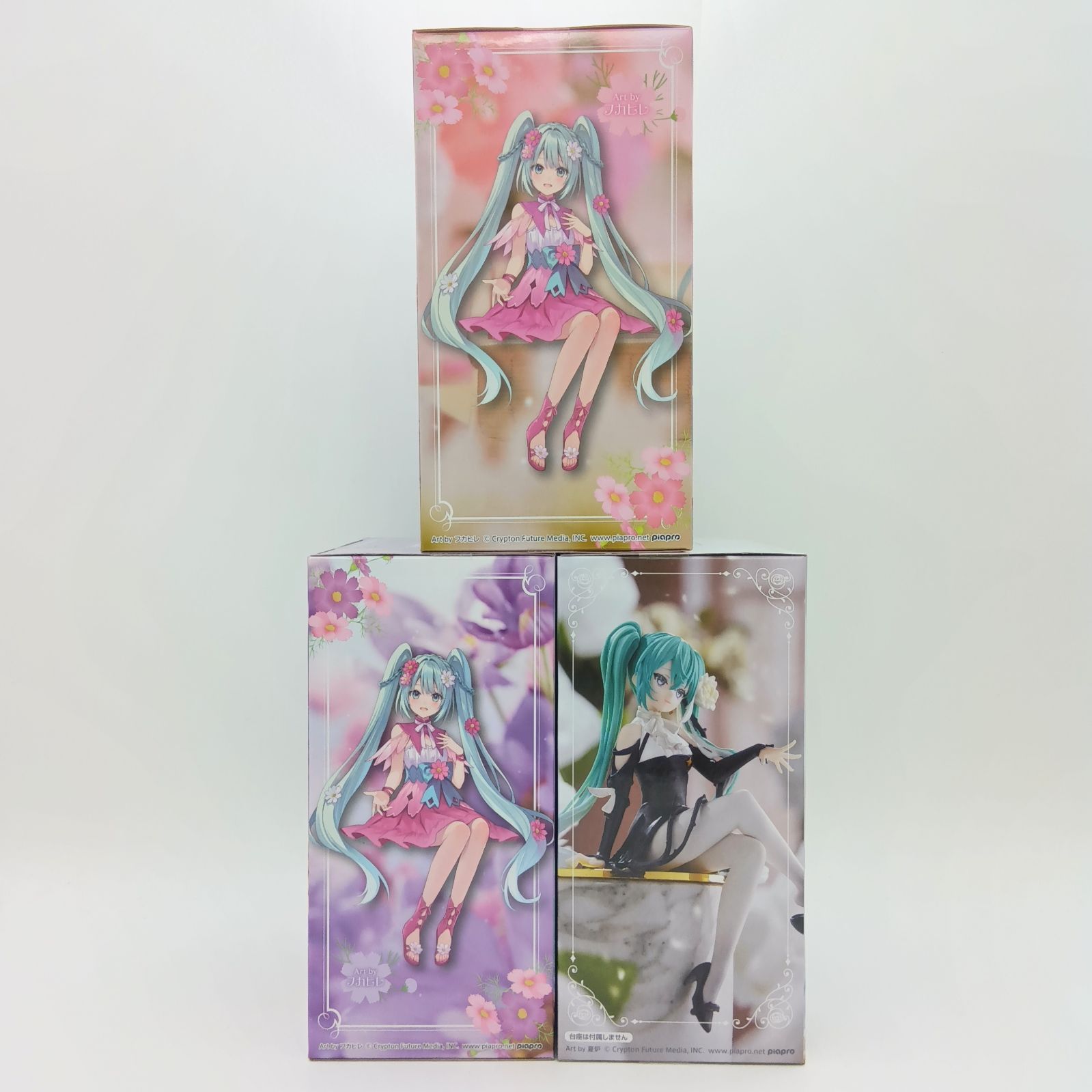 未開封】初音ミク フィギュア 3体セット まとめ売り ぬーどる