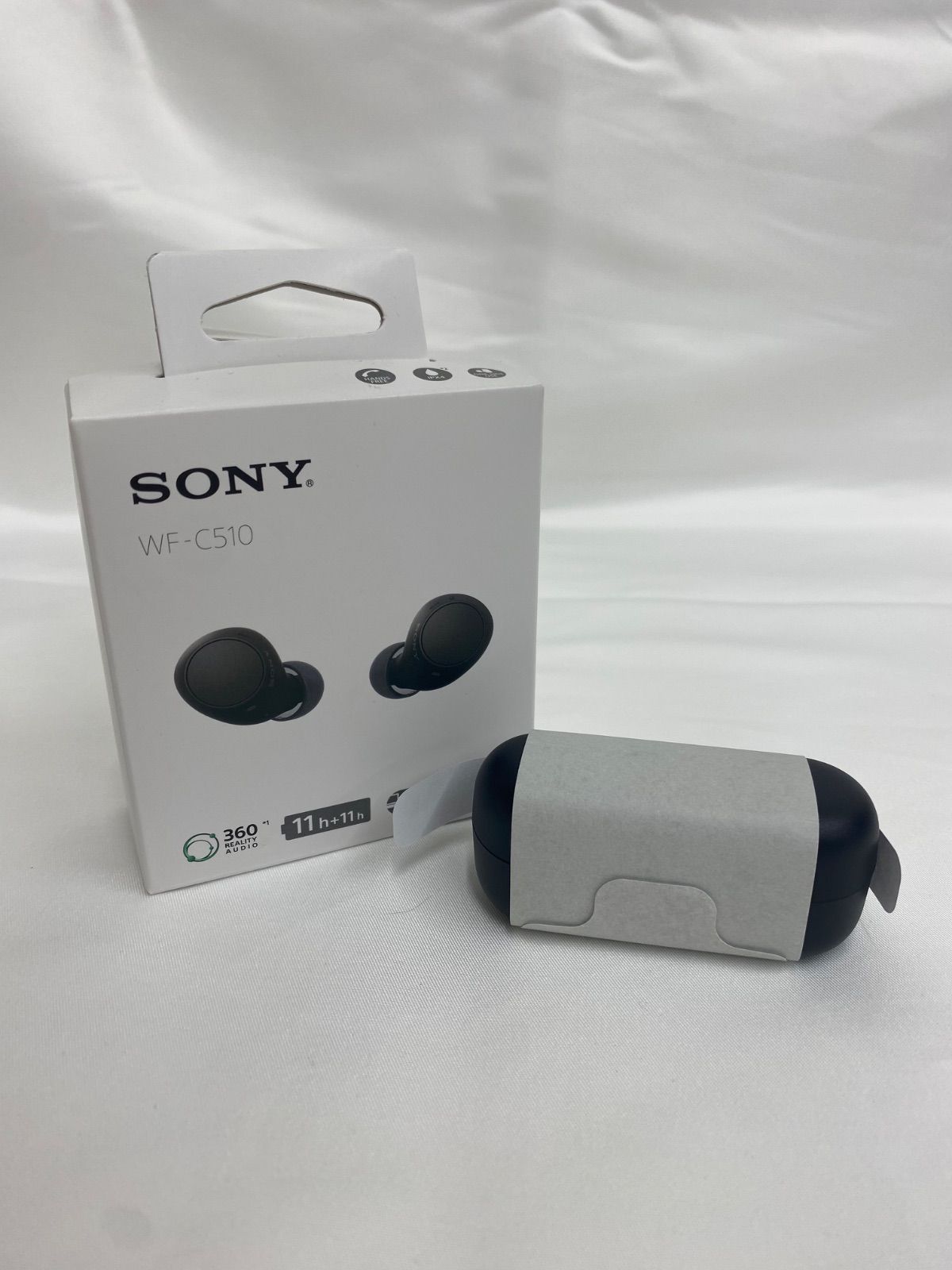 SONY ソニー ワイヤレスイヤホン WF-C510 ブラック - メルカリ