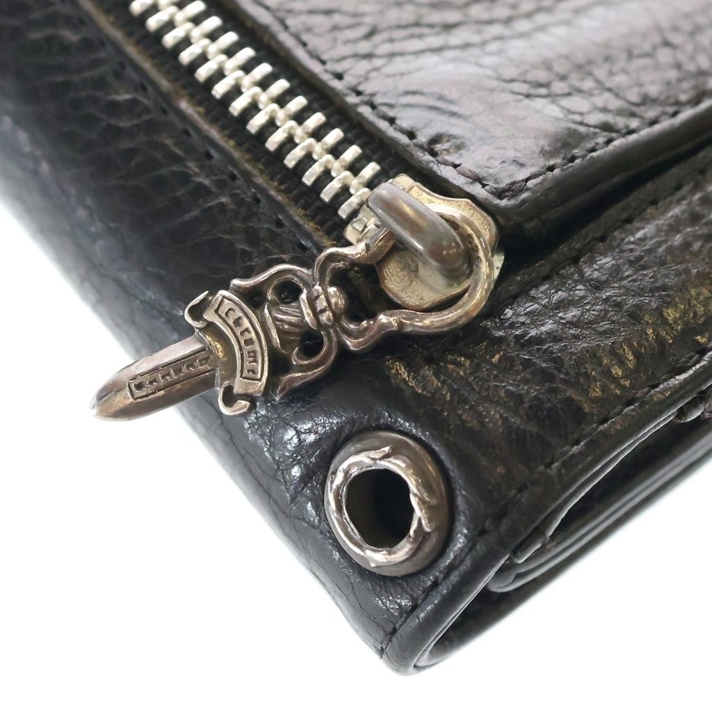 CHROME HEARTS (クロムハーツ) WAVE ウェーブ レザーウォレット 財布