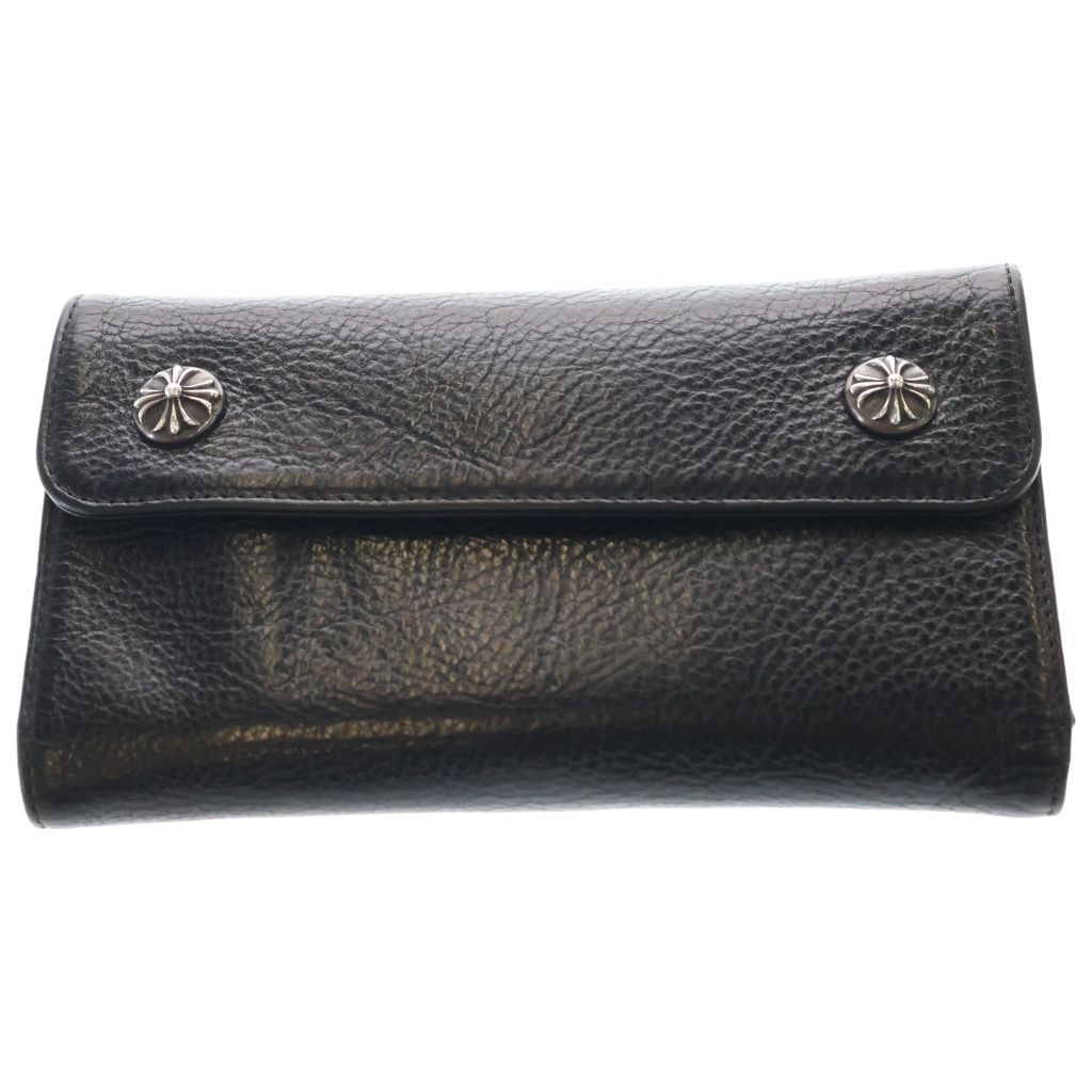 CHROME HEARTS (クロムハーツ) WAVE ウェーブ レザーウォレット 財布