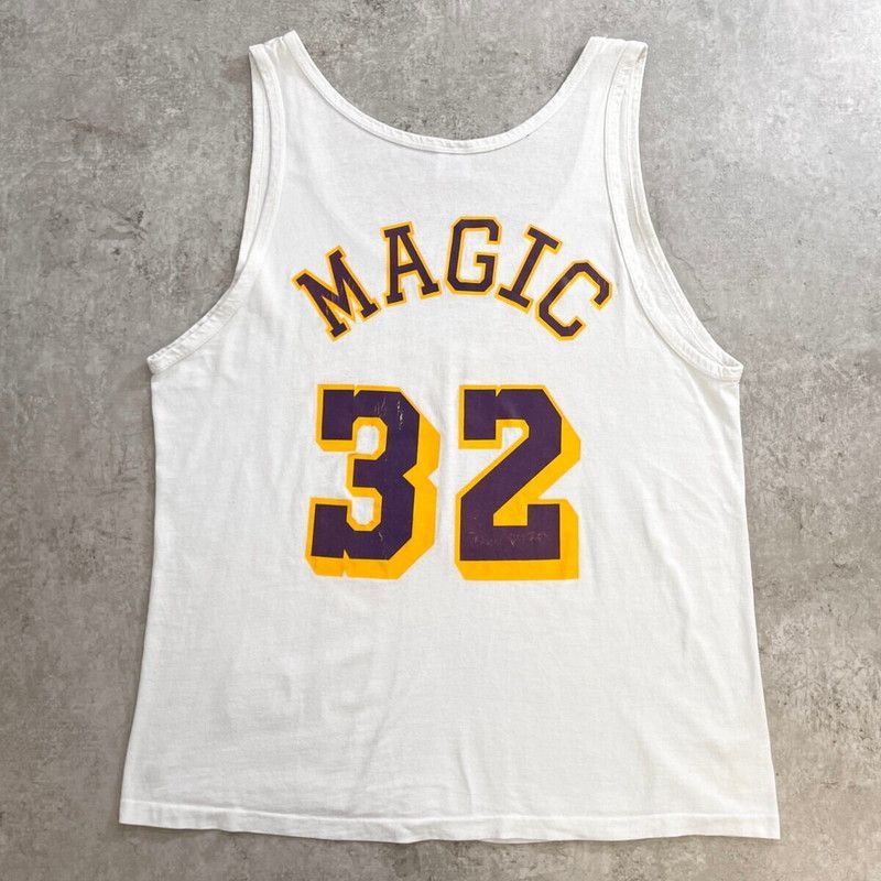 90年代 USA製 NBA LAKERS レイカーズ マジック・ジョンソン タンク