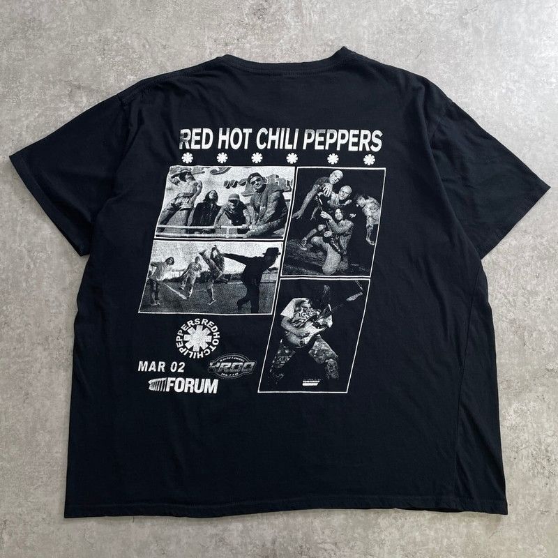 Red Hot Chili Peppers レッチリ THE FORUM フォトプリント Tシャツ