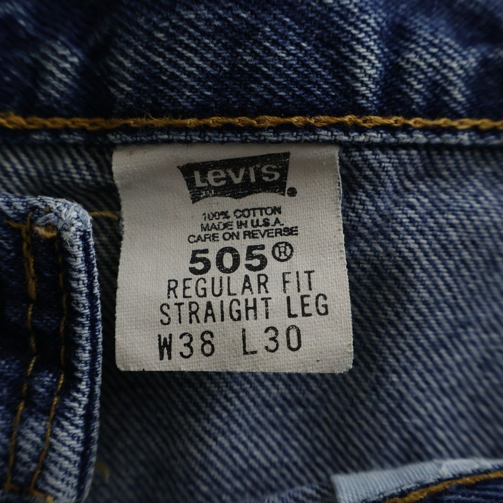 Levi's (リーバイス) 90s-00s 505 USA製 ボタン裏513 ジッパーフライ
