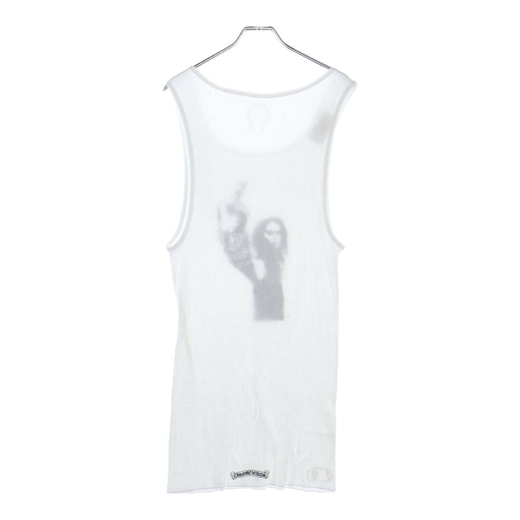 CHROME HEARTS/リブ タンクトップ Chrome Hearts - クロムハーツ RIB TANK CH刺繍リブタンクトップ
