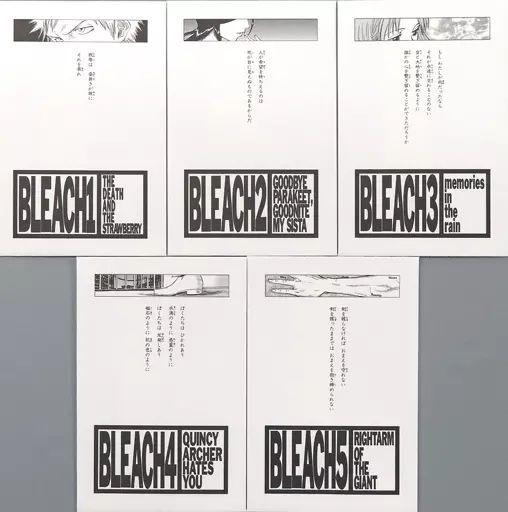 中古】紙製品 集合 オリジナルポチ袋＜A＞ 「BLEACH生誕20周年記念原画