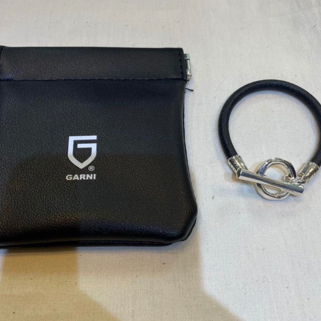 新品未使用 Cord Bracelet GARNI ガルニ ブレスレット ブレス シルバー