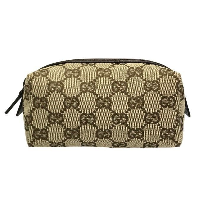 GUCCI グッチ GGキャンバス コスメポーチ レディース 化粧ポーチ 小物