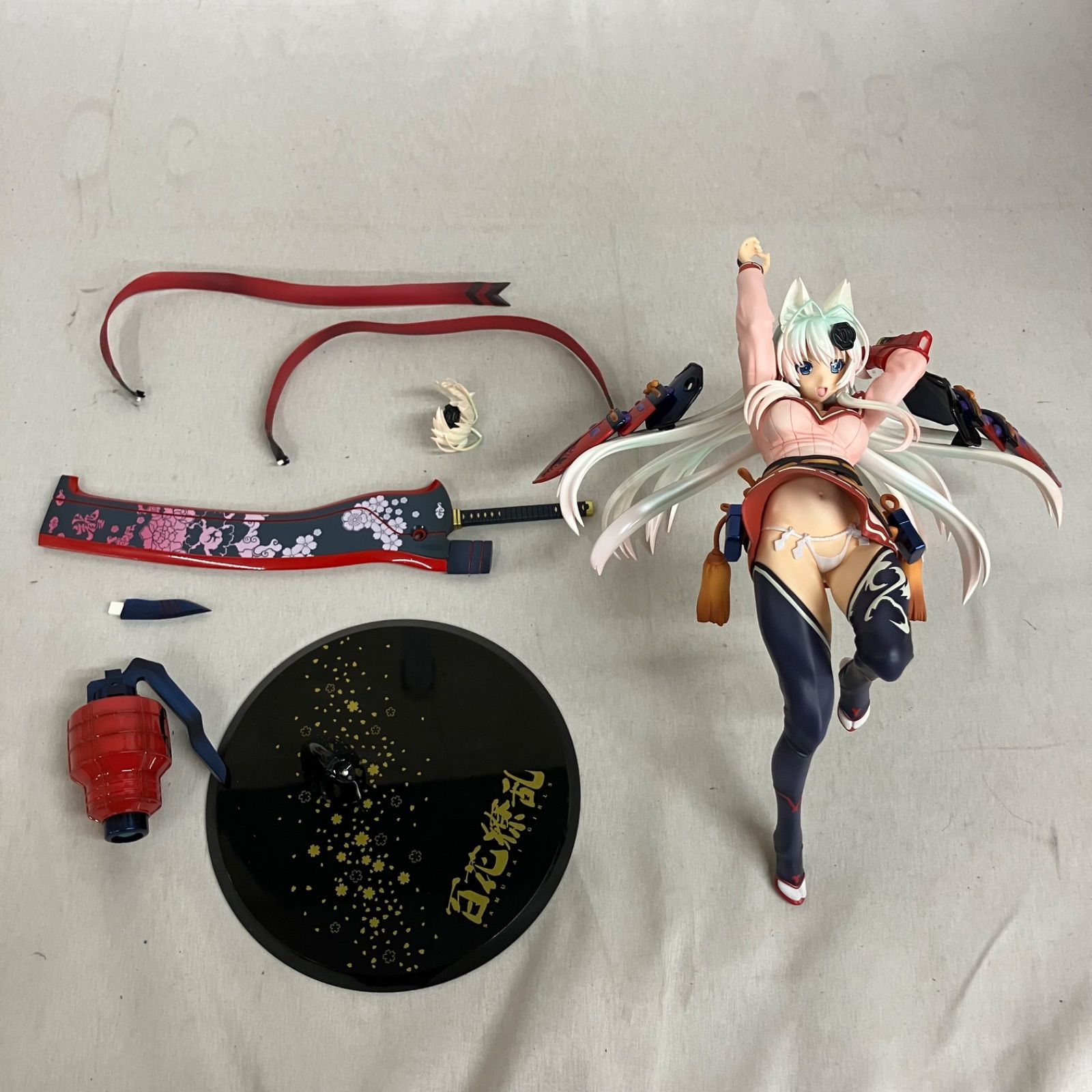 中古 百花繚乱 柳生義仙 柳生十兵衛 白銀の剣姫 1/8Scale Pre-Painted
