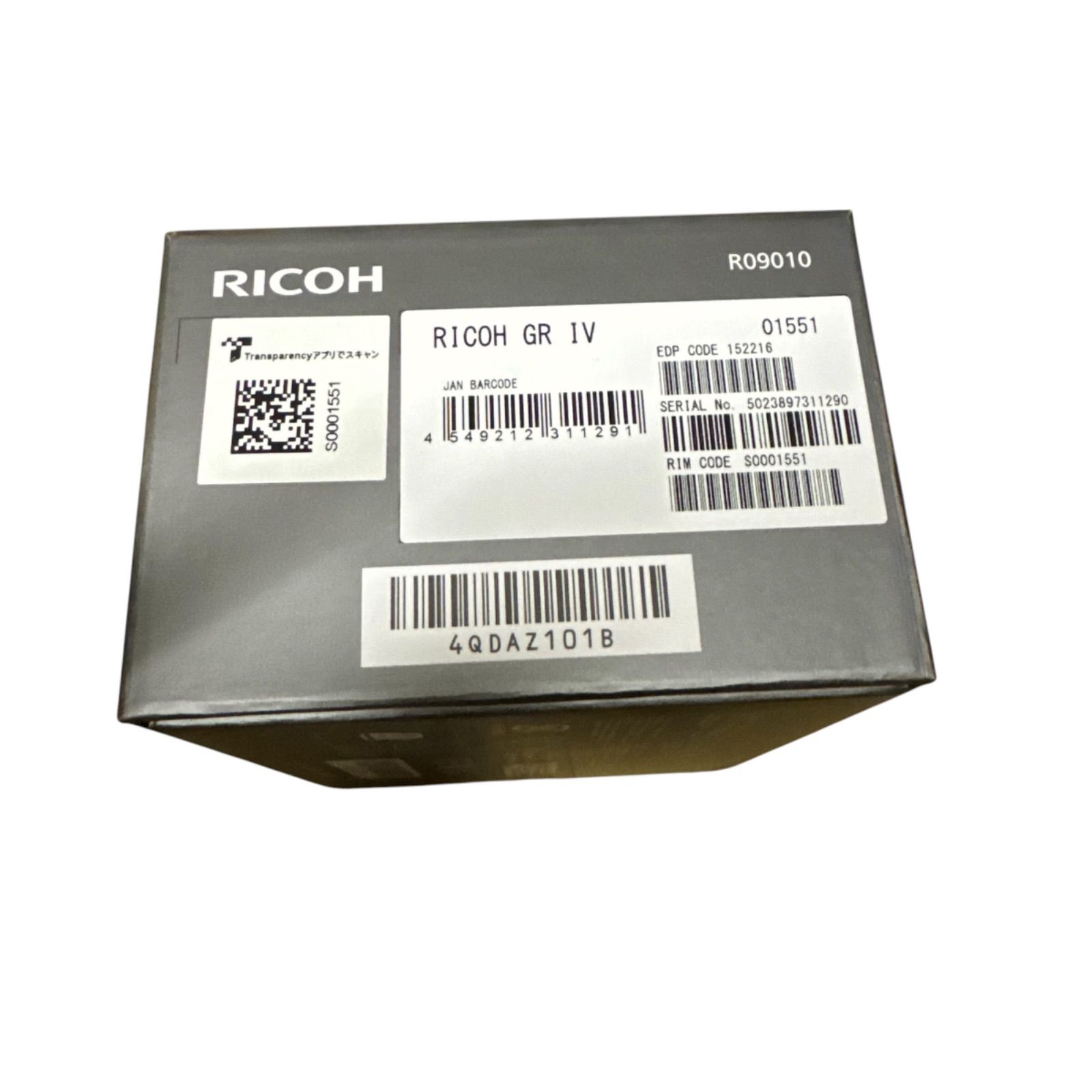 RICOH GR IV 新品未使用・未開封品 保証書付き 店舗印無し - メルカリ