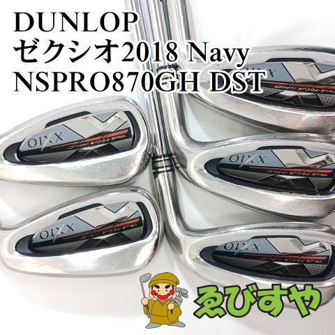 入間□【中古】 アイアンセット ダンロップ ゼクシオ2018 Navy
