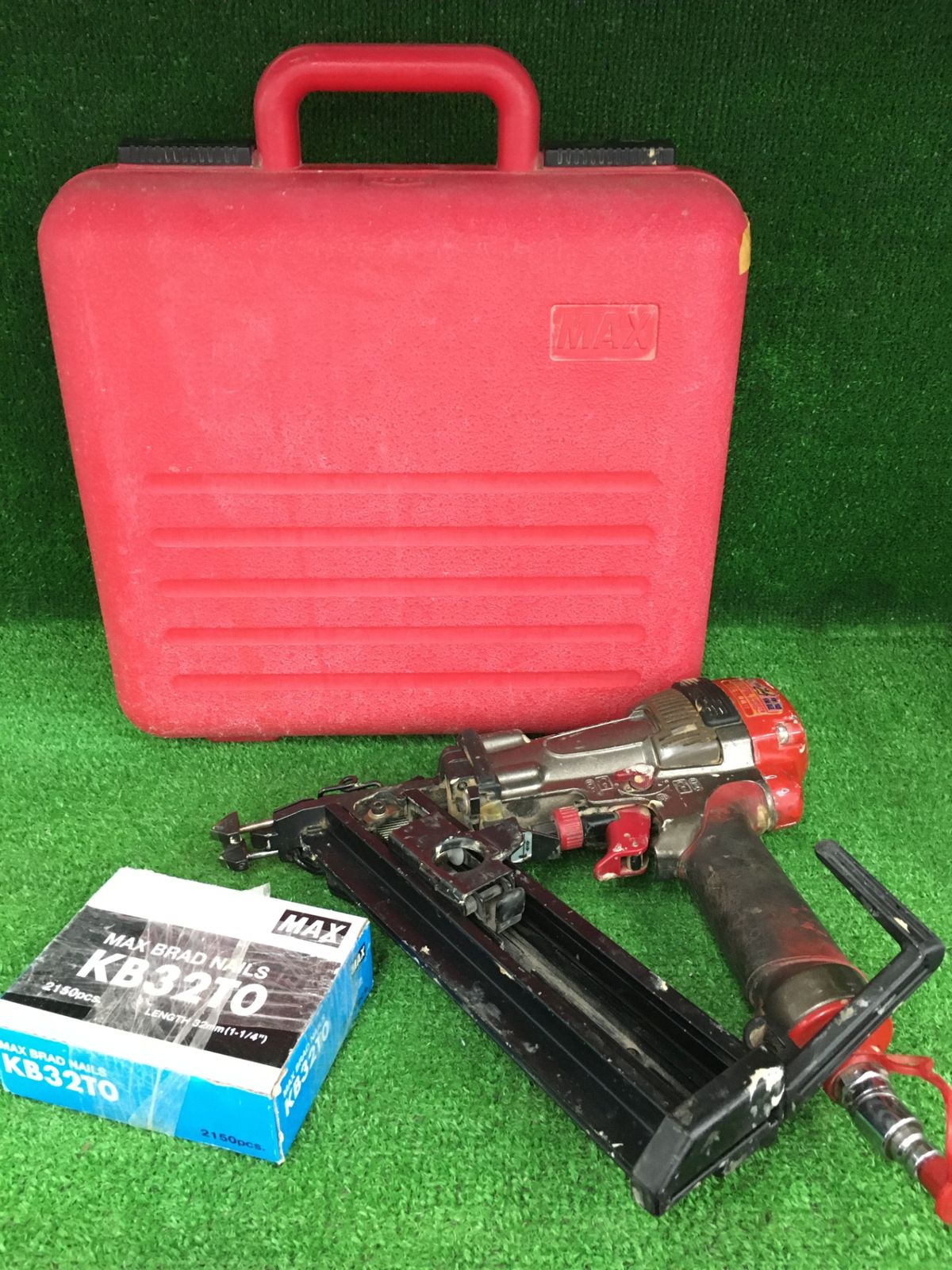 【中古品】【0906】マックス(MAX) スーパーネイラ HS-50A/KB50T0　IT99IFEB9GCC