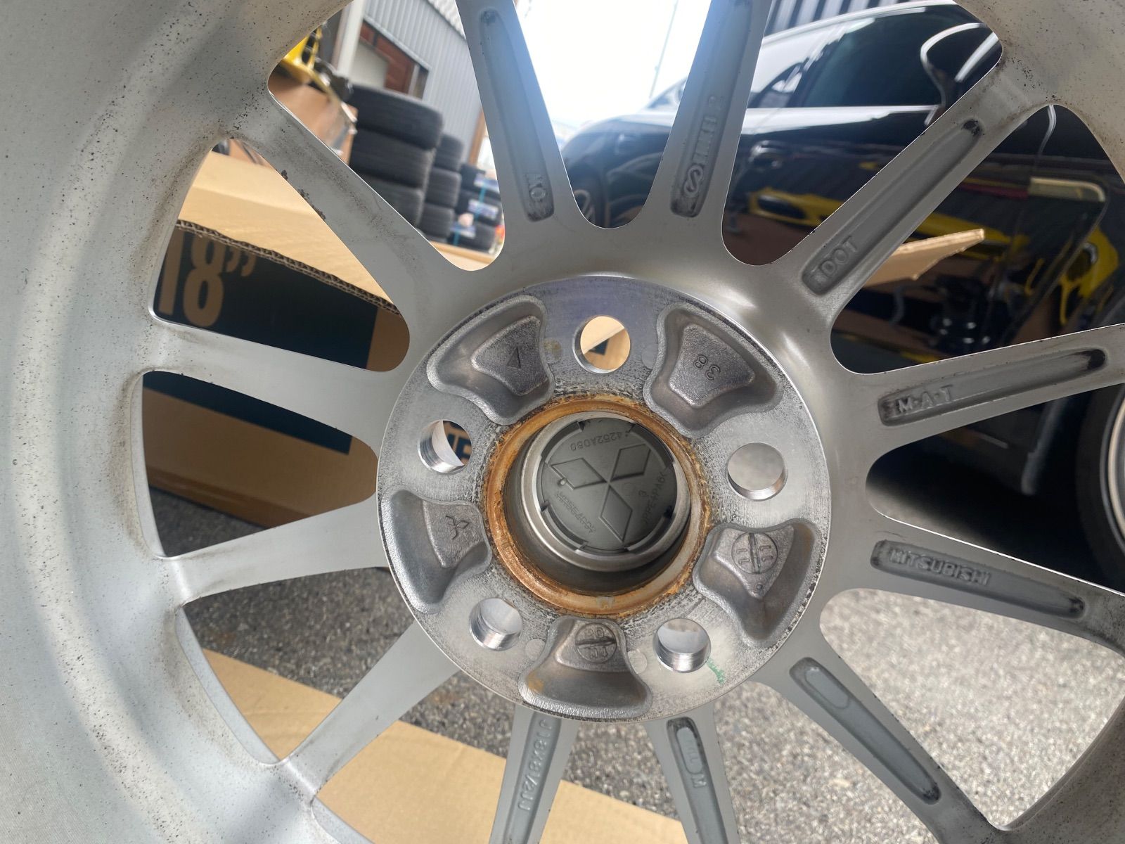 三菱 ランサー エボリューション10 CZ4A 純正 18インチ 8.5J +38 114.3 