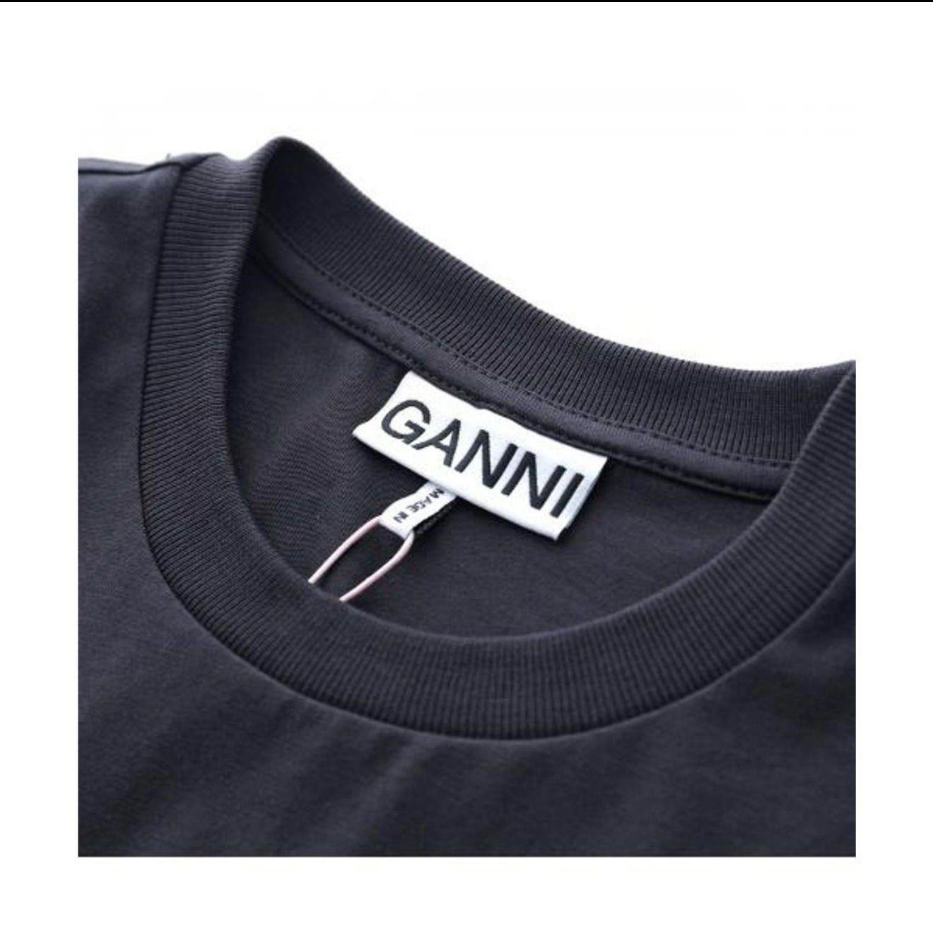 【日本未入荷】GANNIガニー スタッズロゴ Tシャツ オーガニックコットン 海外買付・予約商品】GANNIガニー スタッズロゴ Tシャツ オーガニック