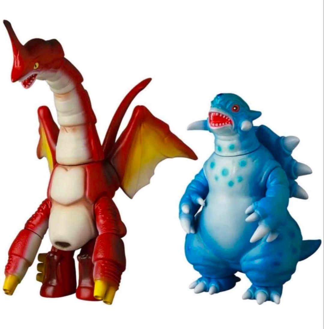 メディコムトイ MAT シラリー ＆ コダラー 伝説2大怪獣セット ソフビ 新品 メディコムトイ MAT シラリー ＆ コダラー 伝説2大怪獣セット ソフビ