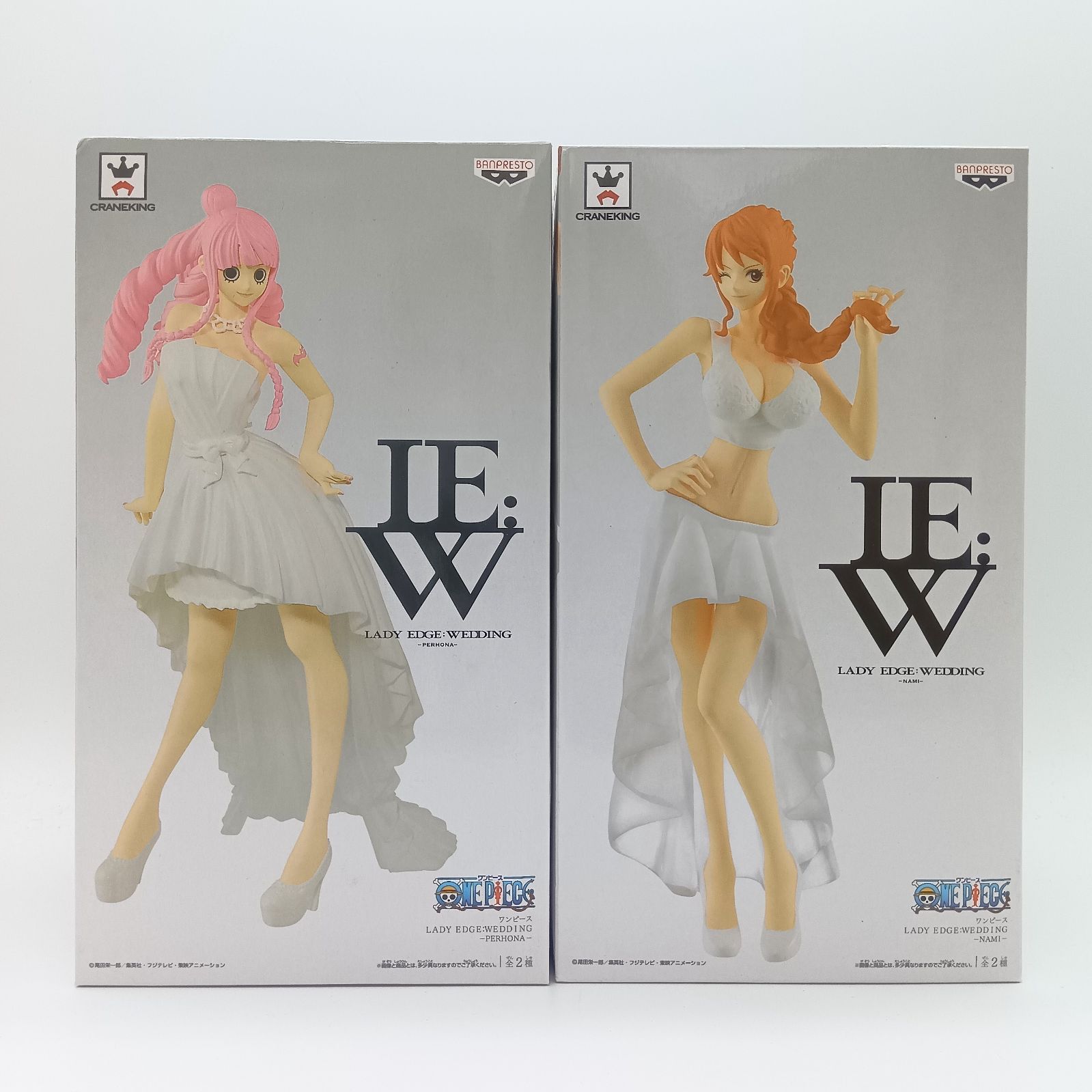 未開封】ワンピース ペローナ ナミ フィギュア 2体セット LADY EDGE