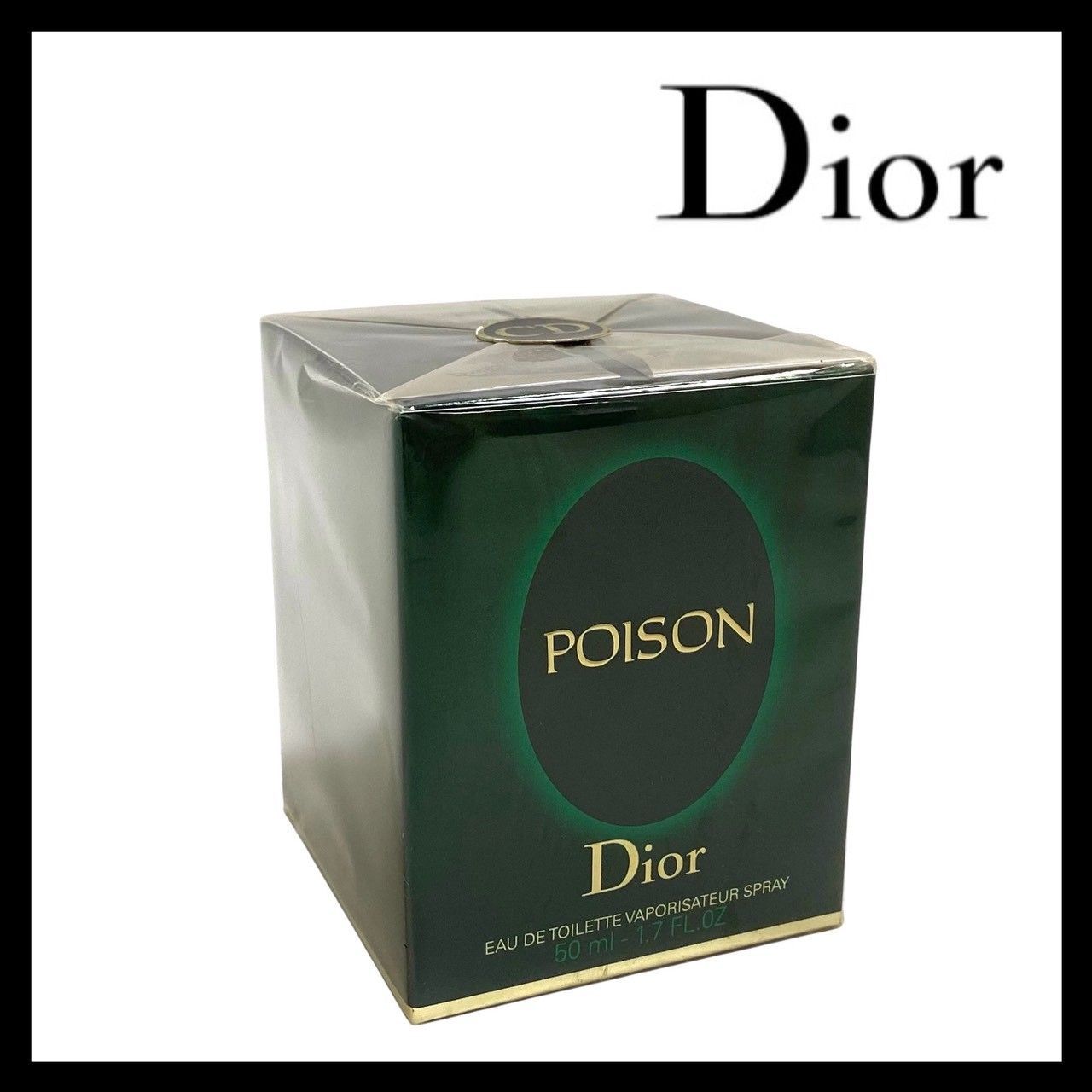 O【Dior】プワゾン オードトワレ 50ml 未開封 香水/パヒューム/フレグランス Christian Dior/クリスチャン ディオール POISON EDT/EAU DE TOILETTE(64465AS4)