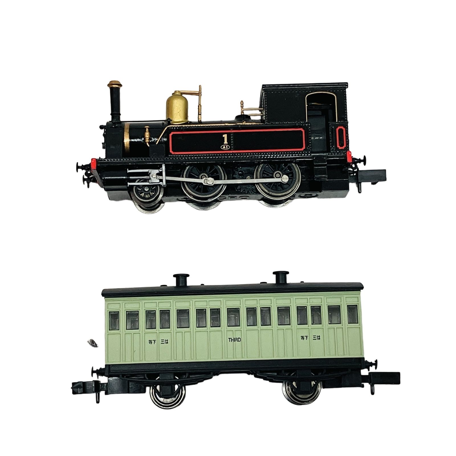 マイクロエース A0273 1号機関車保存車+客車1両付 Nゲージ 鉄道模型