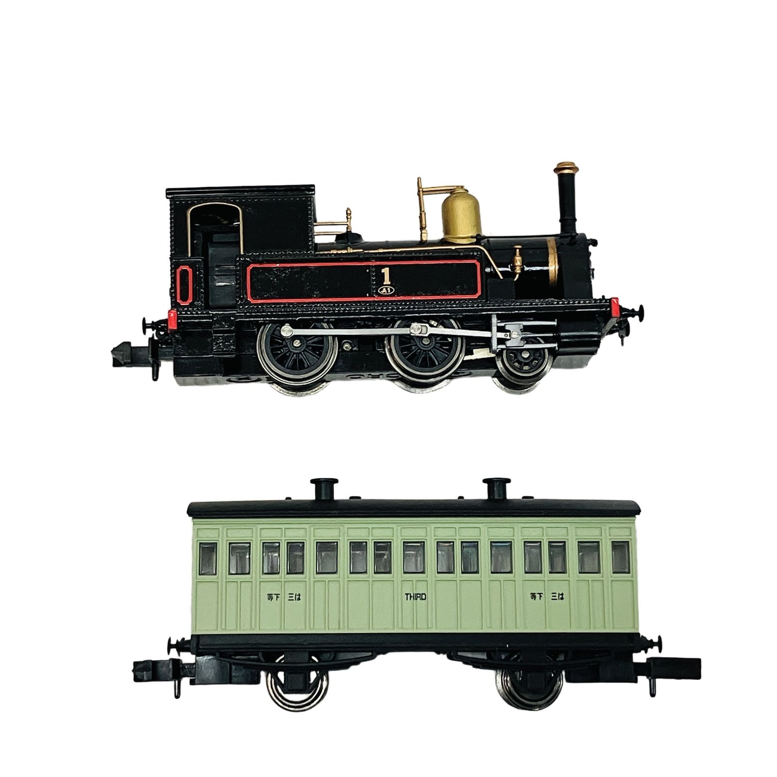 マイクロエース A0273 1号機関車保存車+客車1両付 Nゲージ 鉄道模型