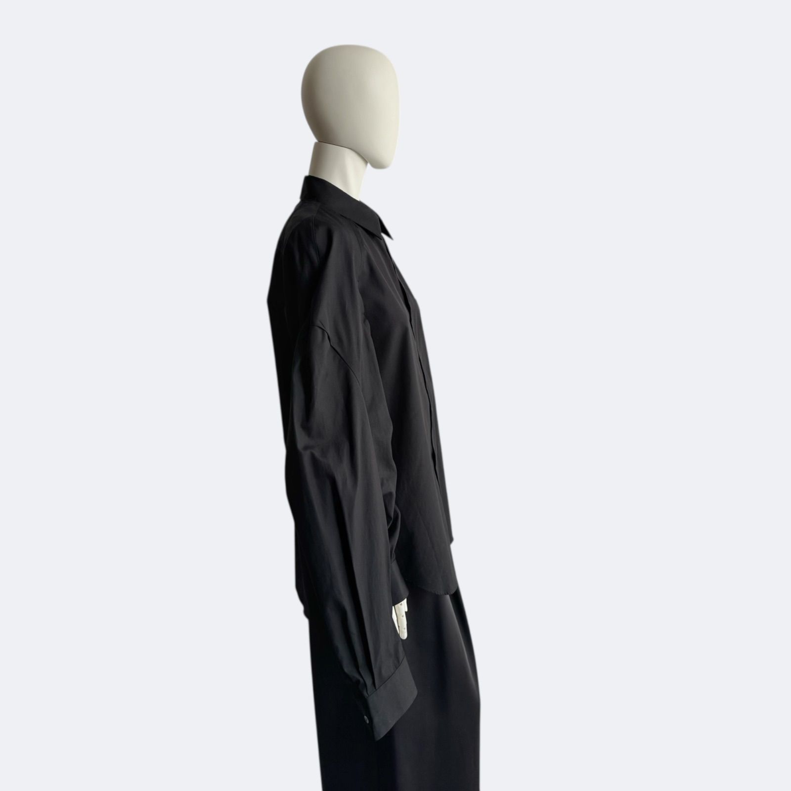 COMME des GARÇONS コムデギャルソン ブラウス 五本袖 ブラック