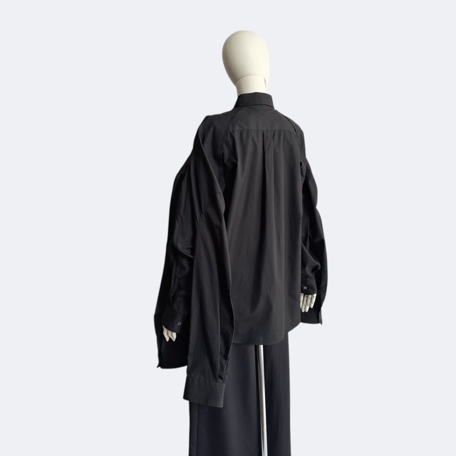 COMME des GARÇONS コムデギャルソン ブラウス 五本袖 ブラック