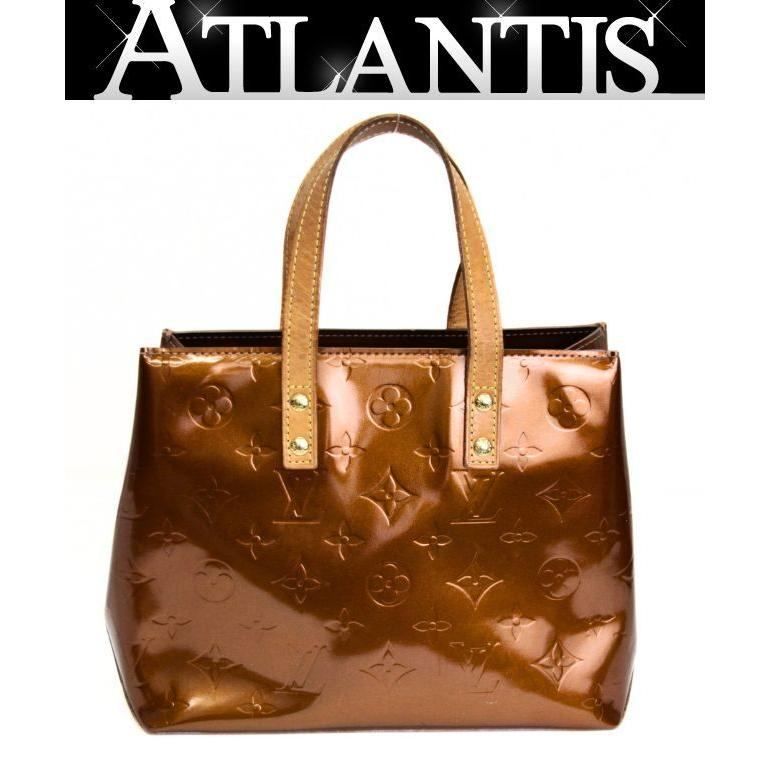 Louis Vuitton ルイヴィトン リードPM ハンドバッグ ヴェルニ ブロンズ 