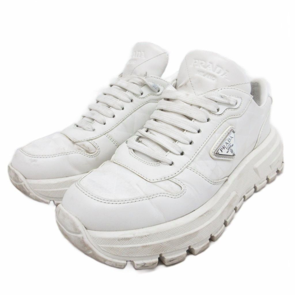 プラダ PRADA Prax 01 Re-Nylon 三角ロゴ スニーカー ローカット