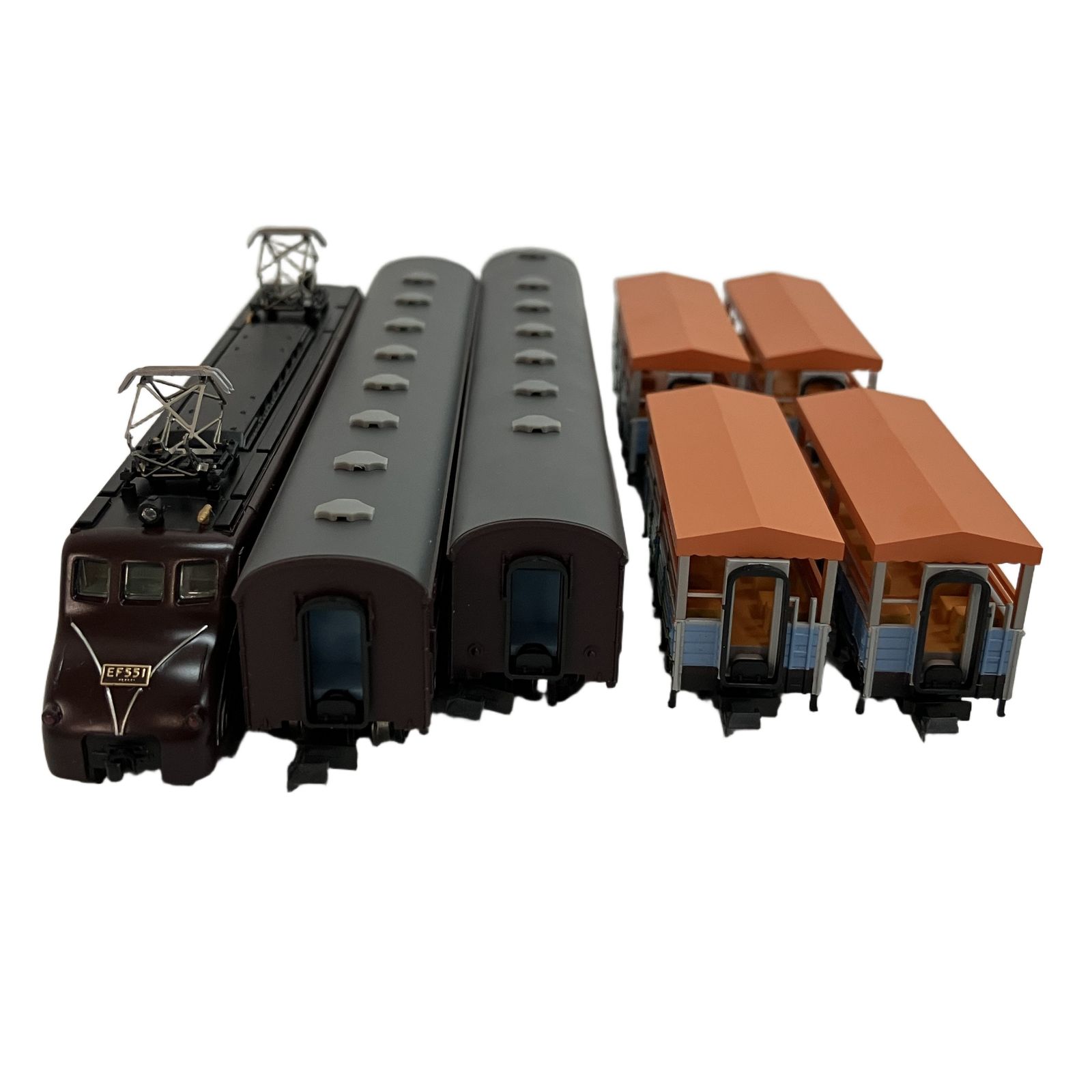 MICRO ACE A-1463 EF55-1 改良品・43系客車 トラ90000トロッコ 列車 7