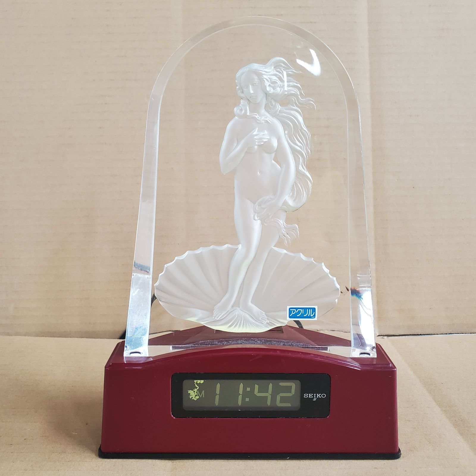 希少　SEIKO　セイコー　スポットアート　時計　ヴィーナス　展示品　美品 SEIKO セイコー AE602R スポットアート 時計 ヴィーナス - メルカリ