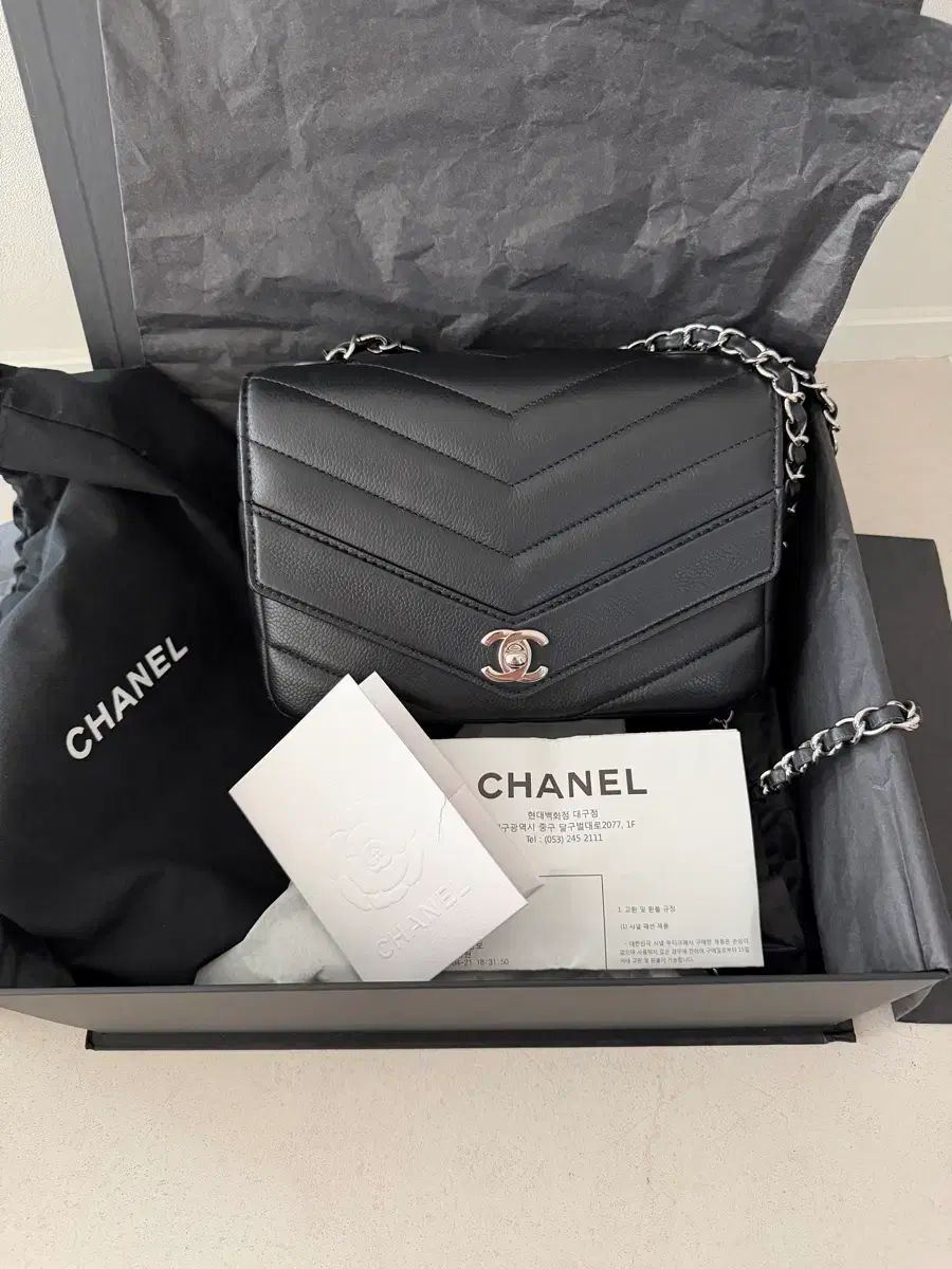 CHANEL シャネル シーズン ハンドバッグ (フルセット 状態良し)