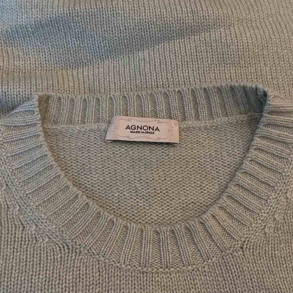 アニオナ AGNONA ニット セーター 長袖 カシミヤ クルーネック プル