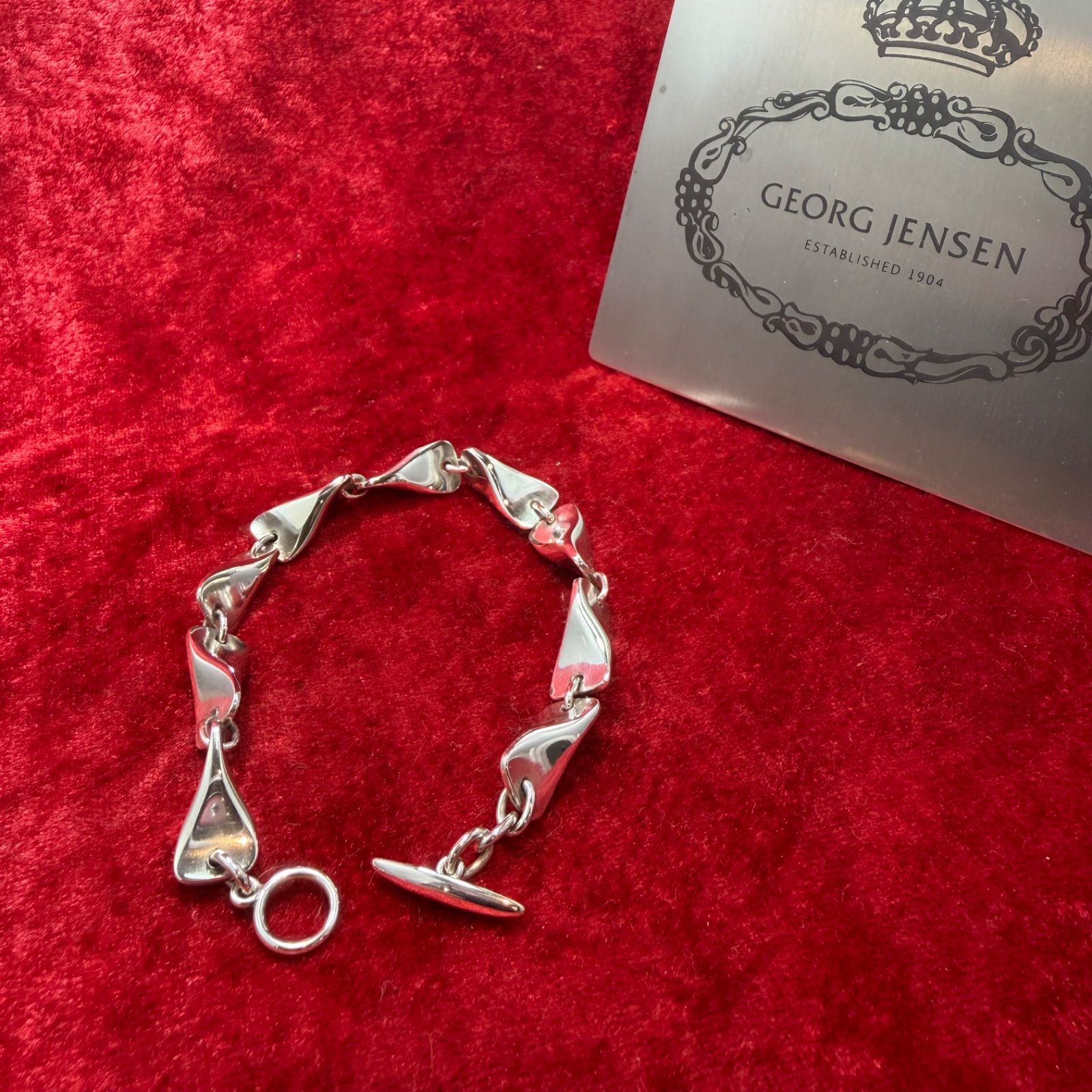 美品 ブレスレット ♯104A ジョージジェンセン/GEORG JENSEN - メルカリ