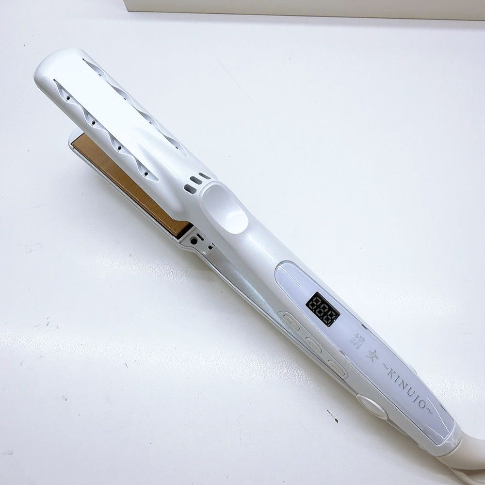 最新モデル＊新品同様》 KINUJO 絹女 ストレート アイロン ホワイト LM
