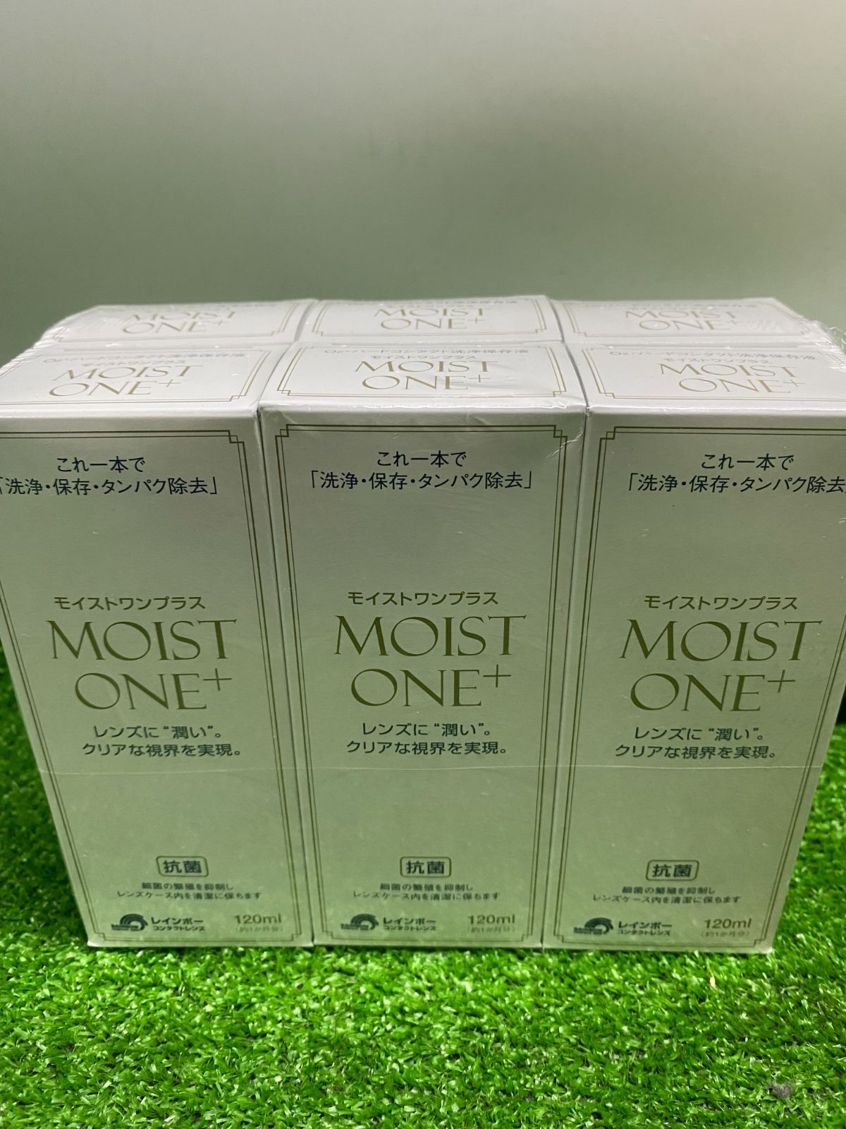 ○MOIST ONE+ モイストワンプラス ソフトコンタクト洗浄保存液 120ml 6