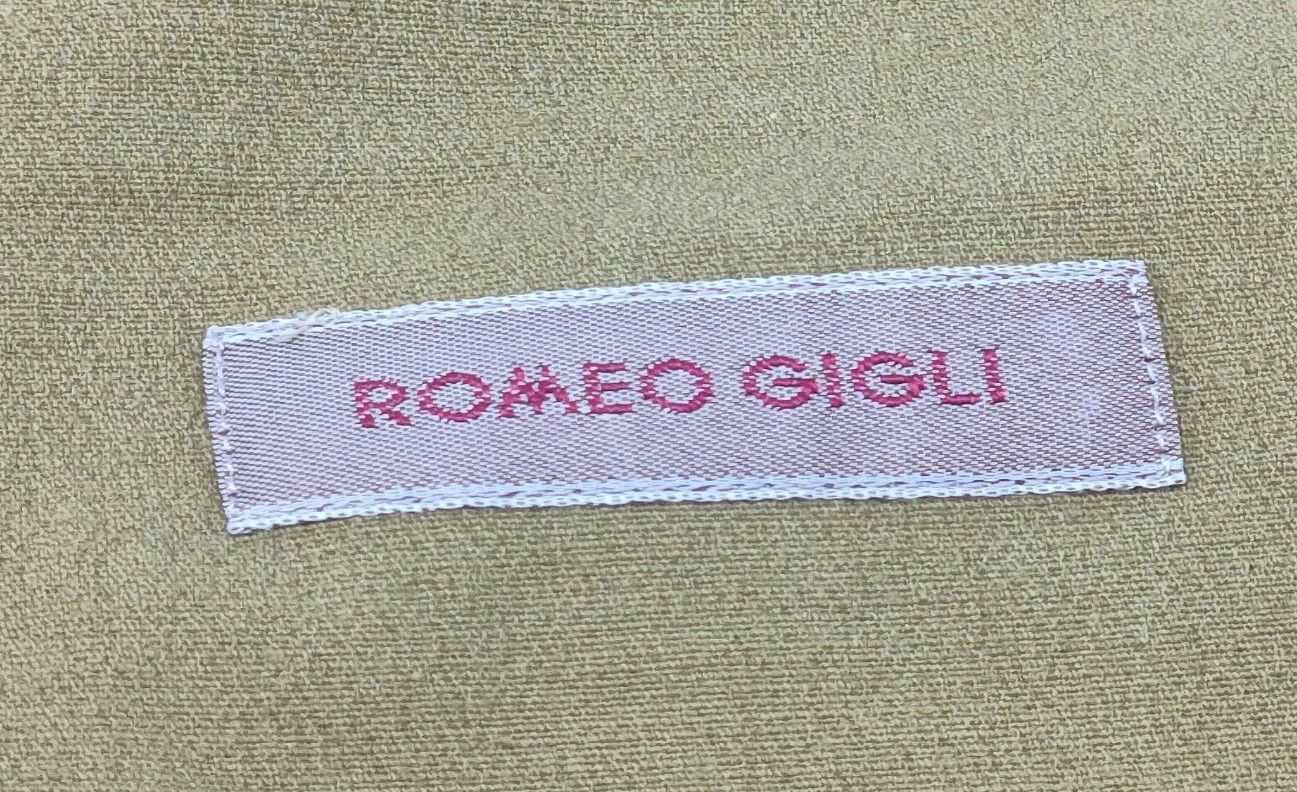 ROMEO GIGLI ロメオジリ イタリア製 ハイウエスト テーパードパンツ 