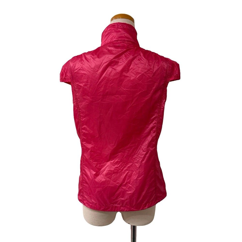 クレージュ courreges ジャケット 上着 ロゴ プリント ナイロン