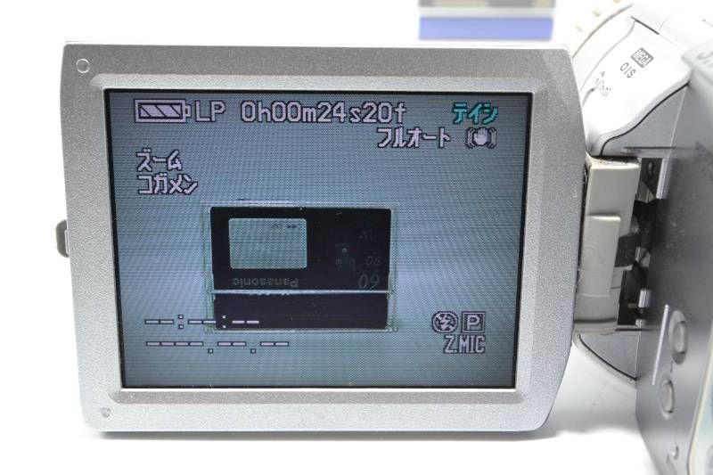□【動作品】パナソニック Panasonic NV-GS100K MiniDV デジタルビデオ
