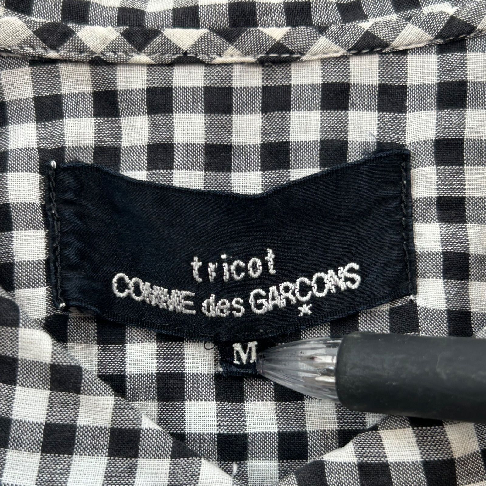 tricot COMME des GARCONS トリココムデギャルソン ギンガムシャツ