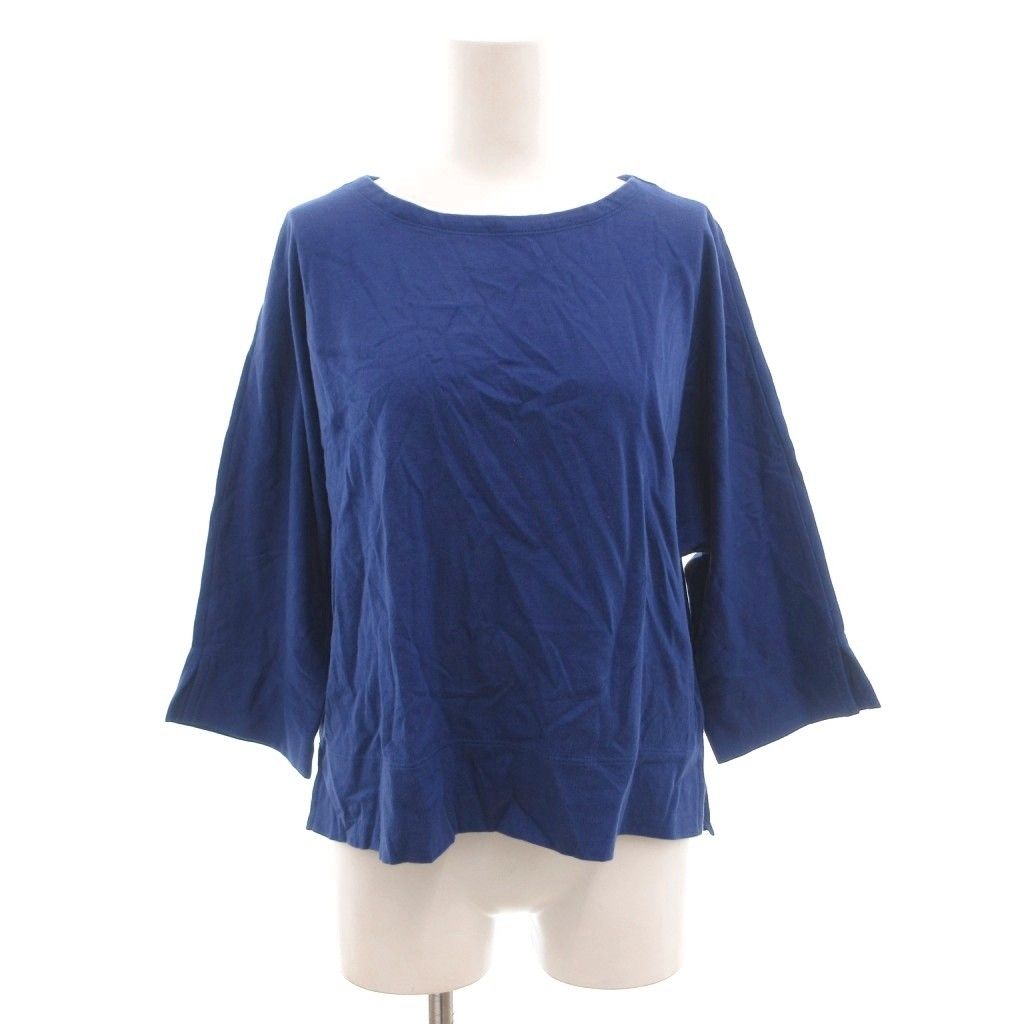 イッセイミヤケ　ブルー　カットソー プリーツプリーズ PLEATS PLEASE イッセイミヤケ ISSEY MIYAKE