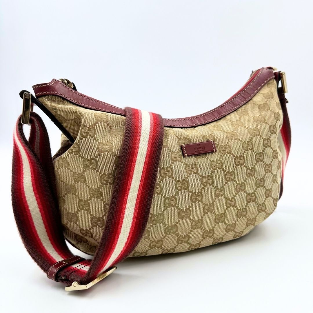 美品】Gucci GGキャンバス ショルダーバッグ - メルカリ