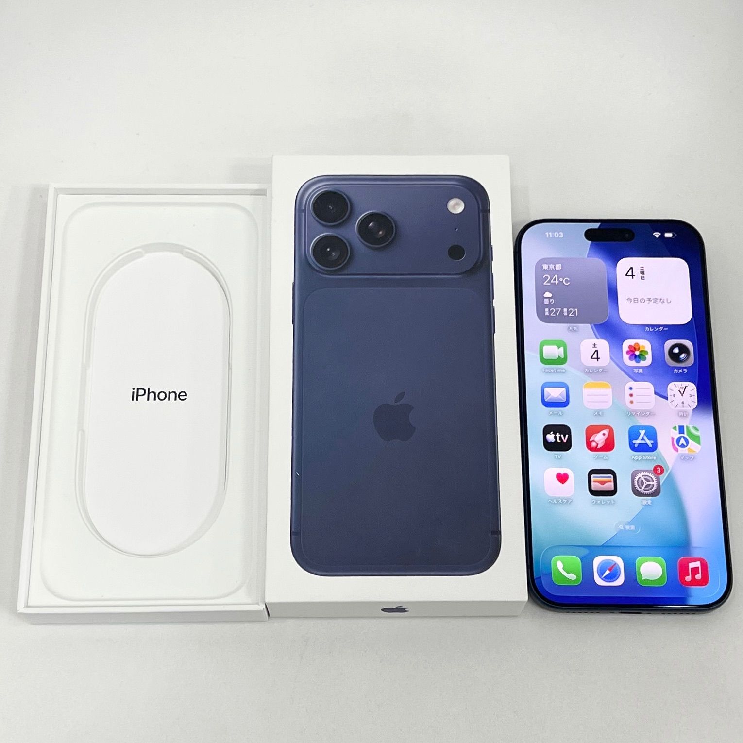 極美品】iPhone17ProMax 256GB SIMフリー ディープブルー - メルカリ