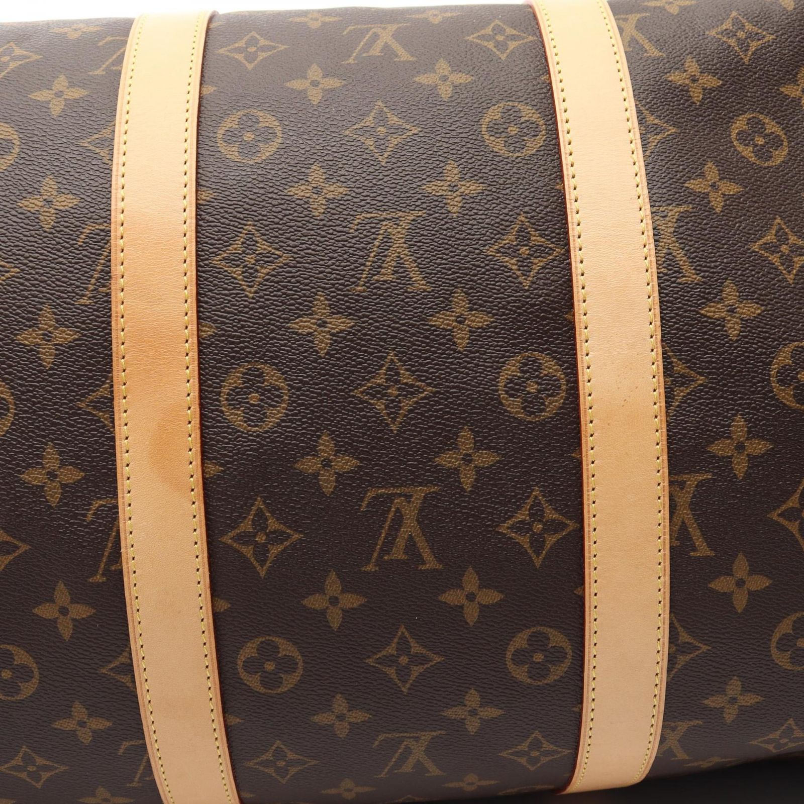 美品 ルイヴィトン PVC モノグラム 2way キーポル55 バンドリエール ルイ・ヴィトン LOUIS VUITTON ボストンバッグ キーポル バンド
