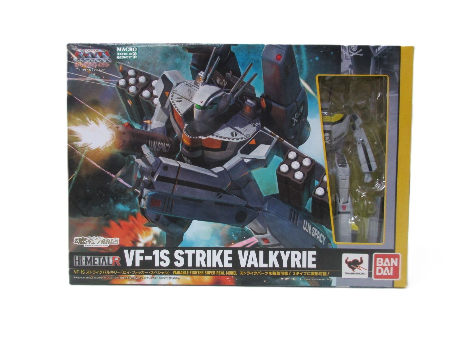 未開封　HI-METAL R VF-1Sストライクバルキリー(ロイ・フォッカー・スペシャル) 「超時空要塞マクロス 愛・おぼえていますか」 魂ウェブ商店限定