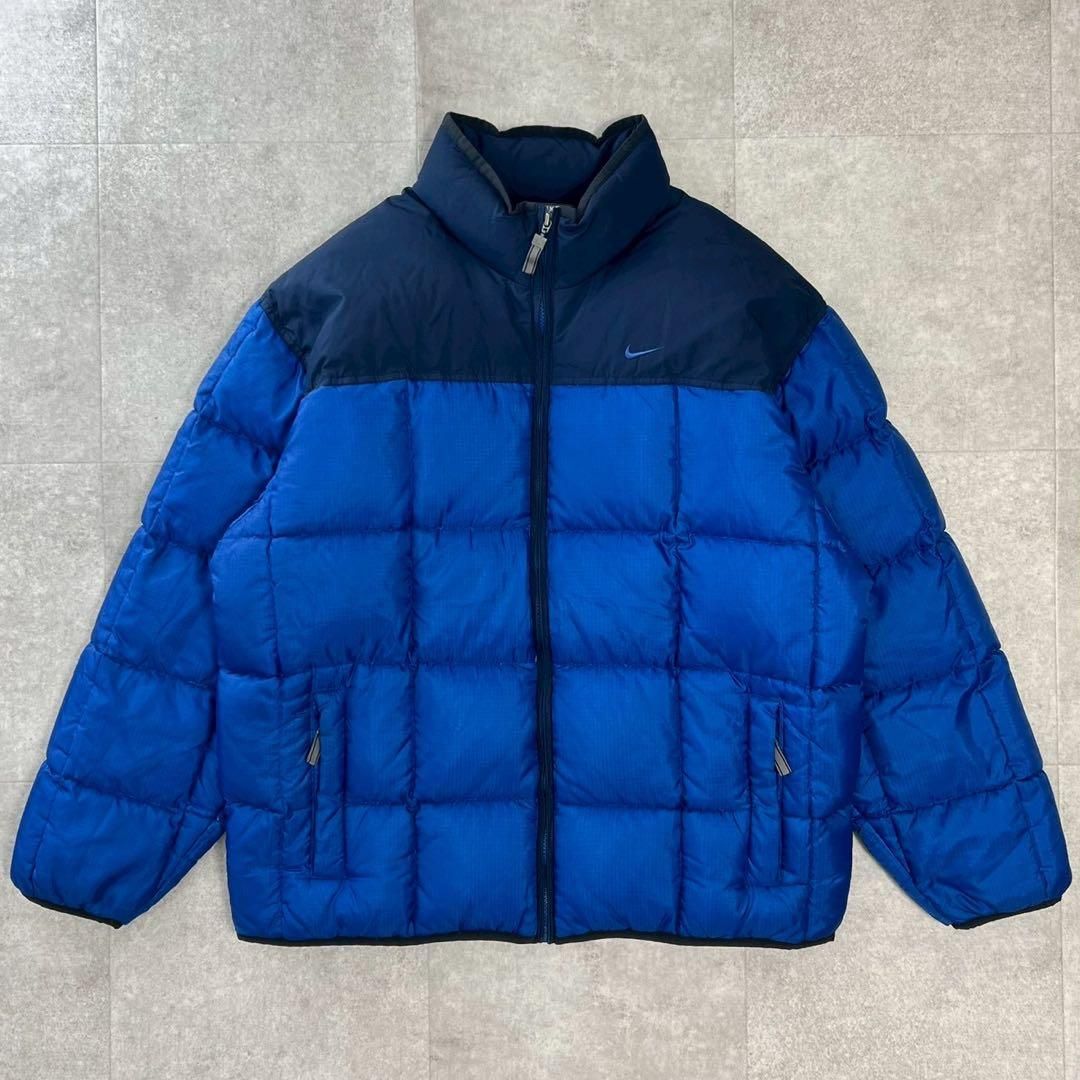 NIKE ナイキ　ダウンジャケット　ブルー　XL 00s 青