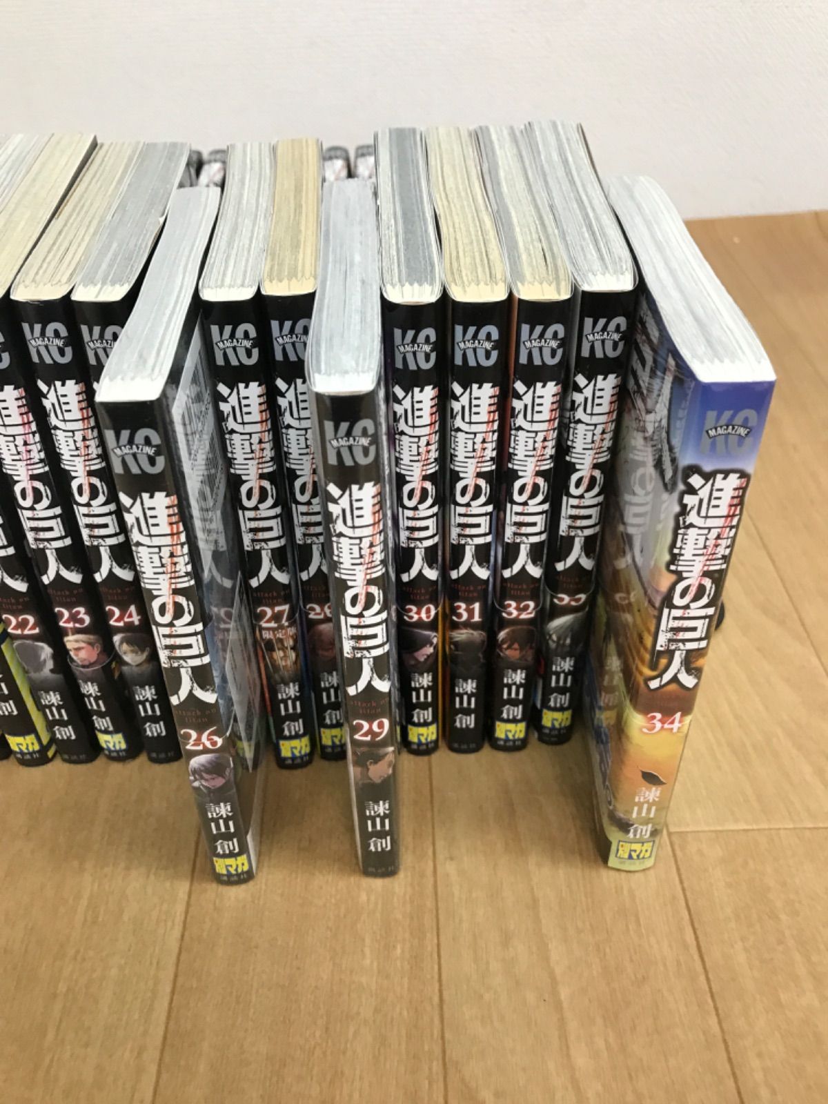 ☆【未開封あり】進撃の巨人 1巻～34巻 コミック全巻セット《RT04A