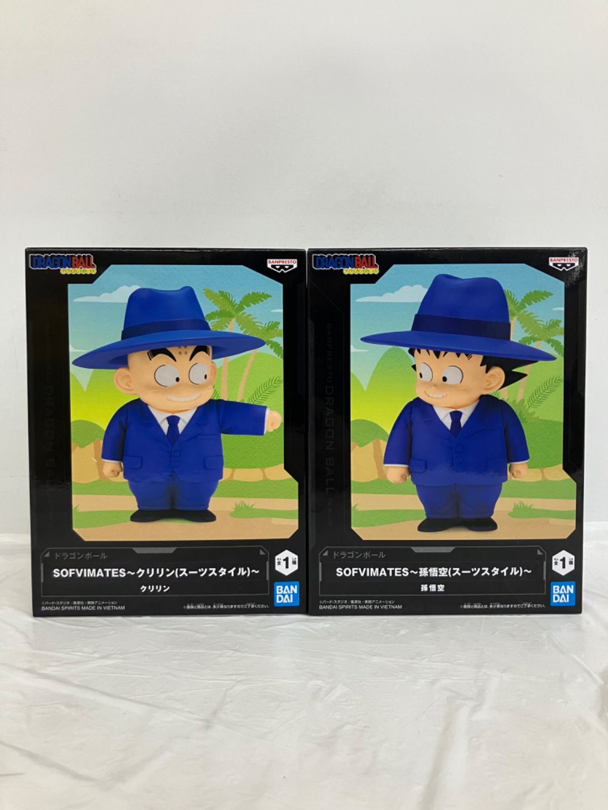 未開封 ドラゴンボール sofvimates フィギュア クリリン 孫悟空 スーツ