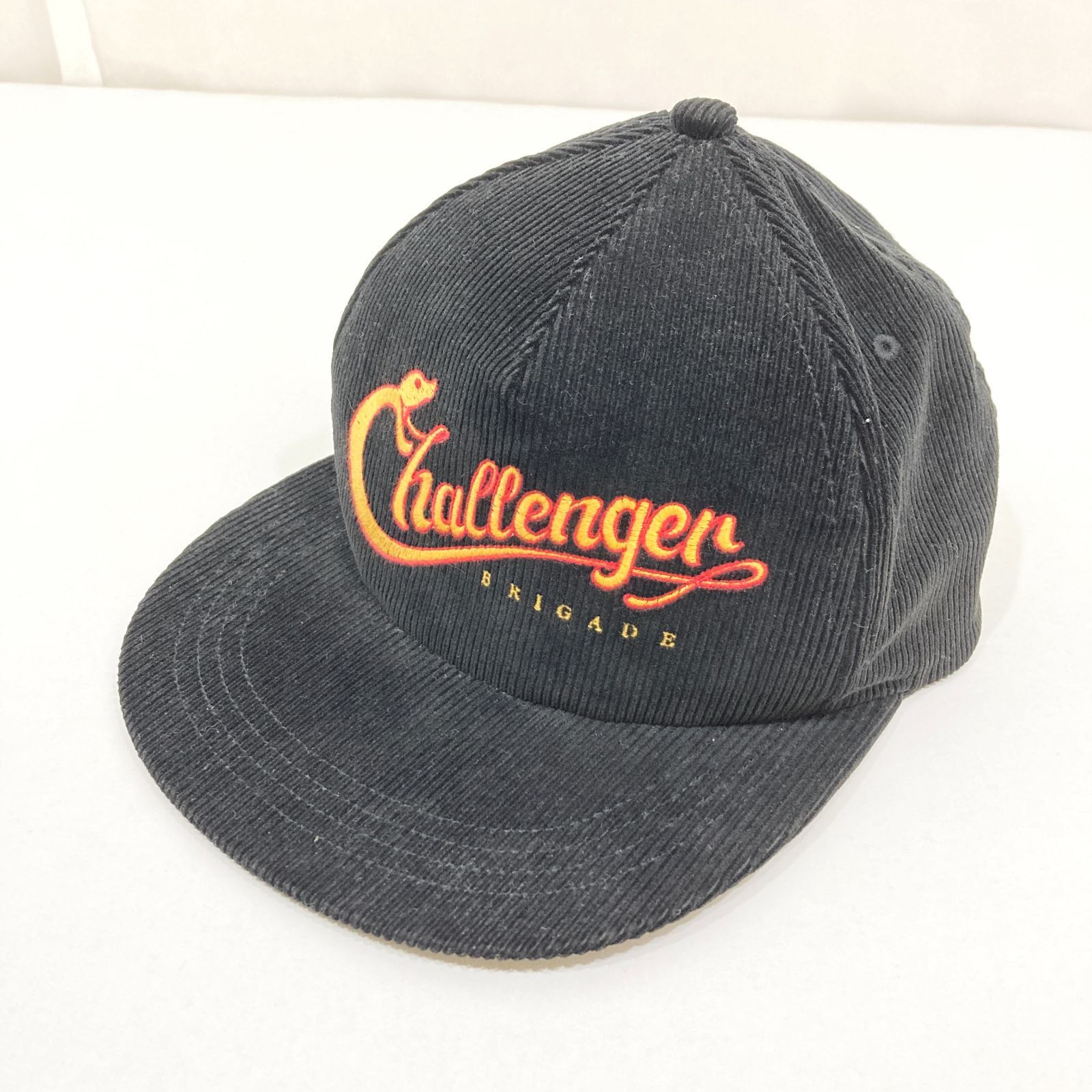 CHALLENGER チャレンジャー スネーク コーデュロイキャップ ブラック
