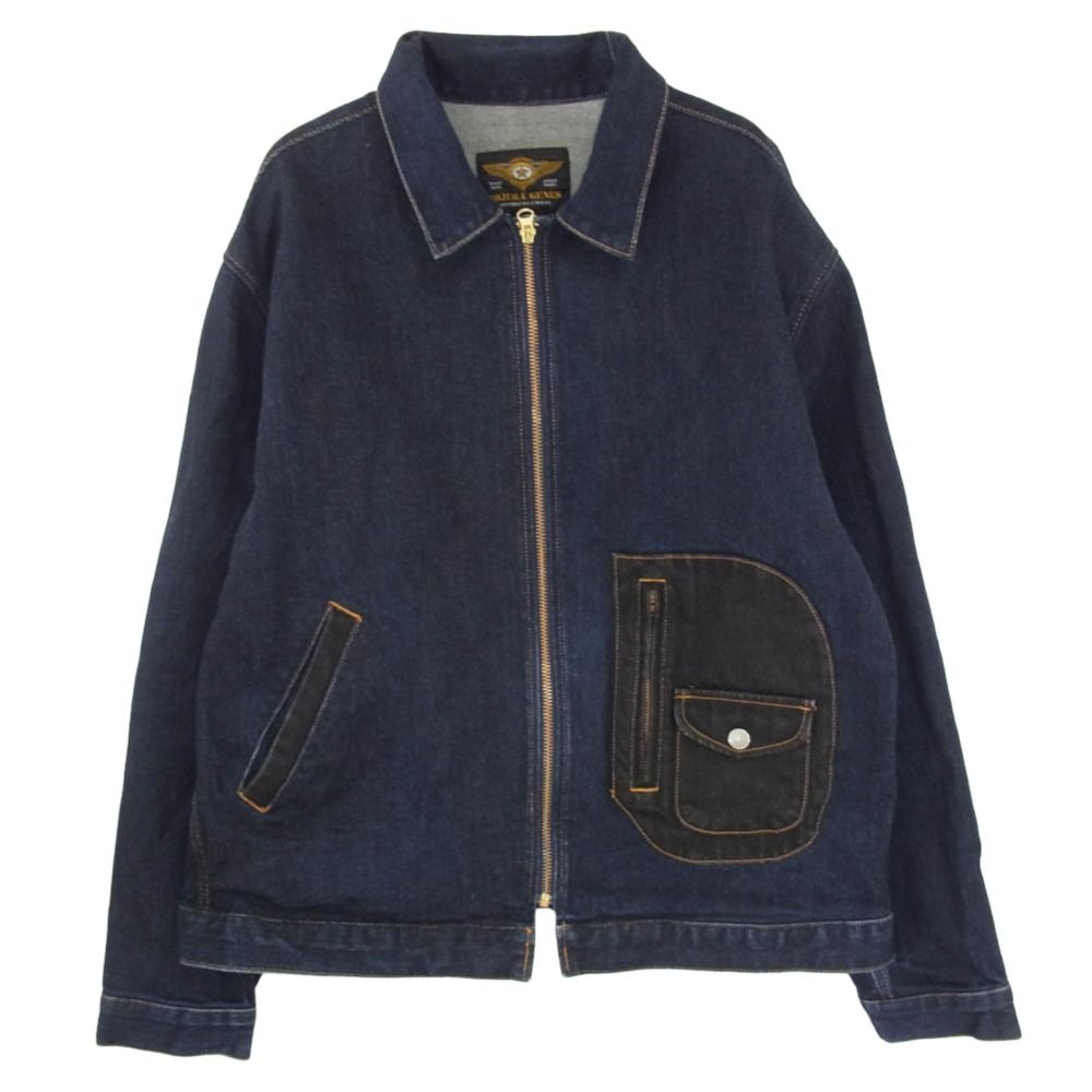 KOJIMA GENES ダークブルーデニムジャケット KOJIMA GENES 児島ジーンズ RNB-580D 13OZ ケブラー ミックス D