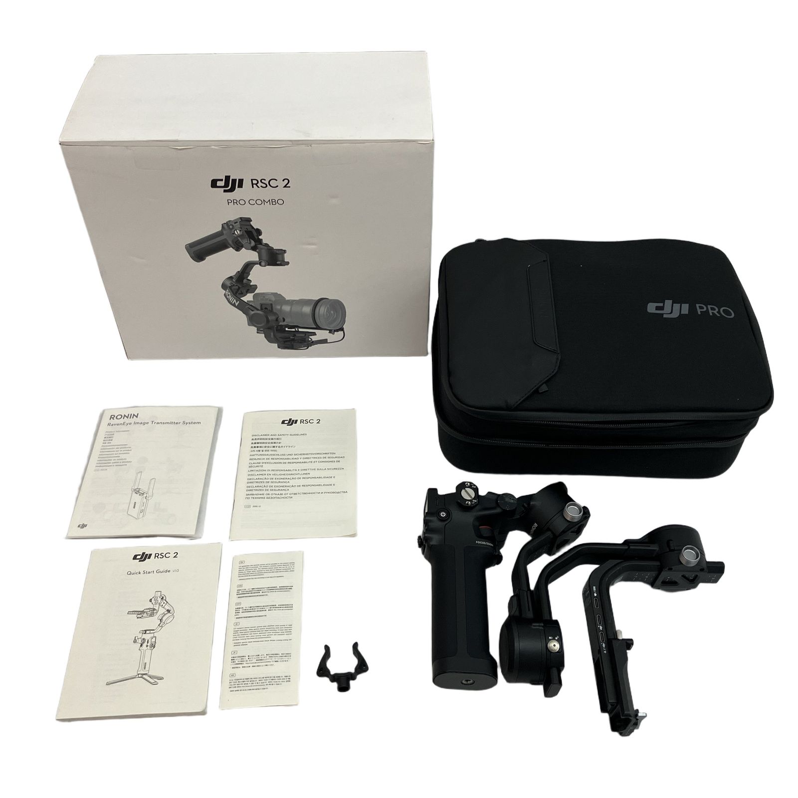 DJI RSC 2 PRO COMBO カメラ用スタビライザー ジンバル 折り畳み式