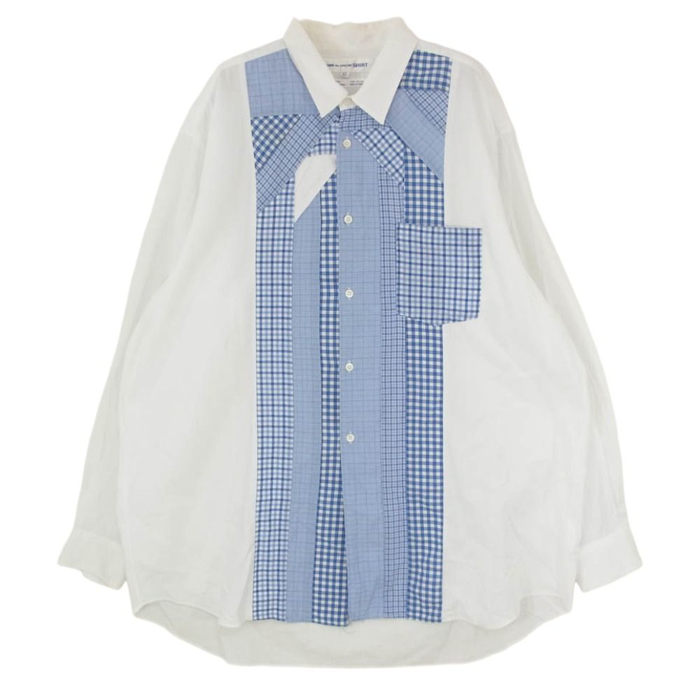 COMME des GARCONS コムデギャルソン CDG SHIRT パッチワーク チェック